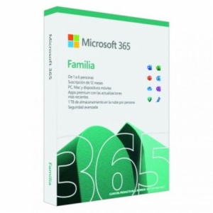 PROGRAMAS MICROSOFT OFICE 365 FAMILIA 6U